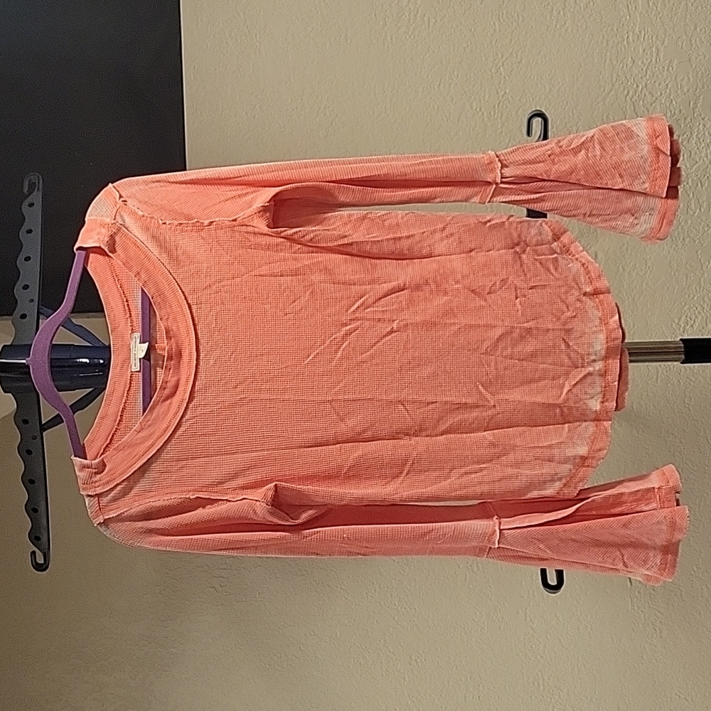 Melrose and Market Pink Bell Sleeve